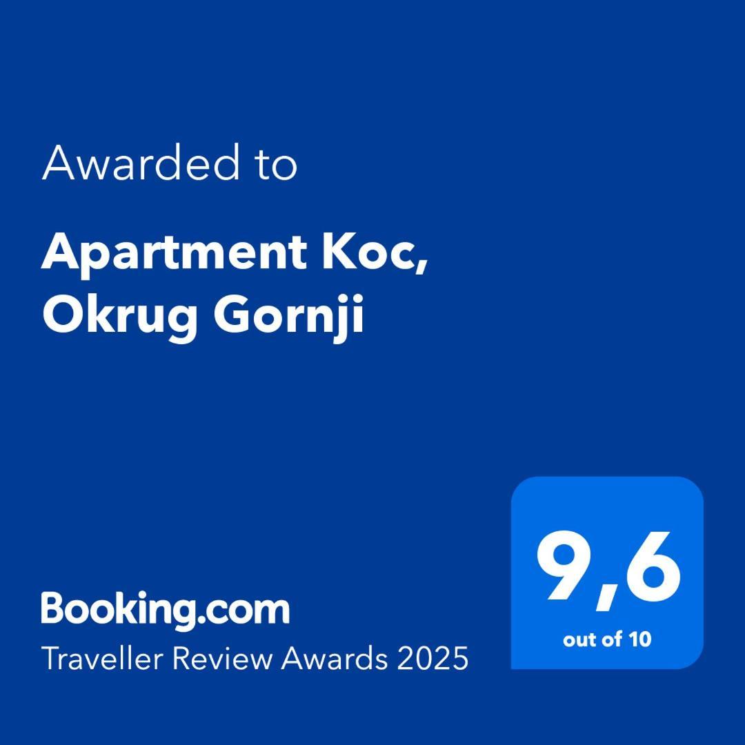 Koc, Okrug Gornji Apartment *